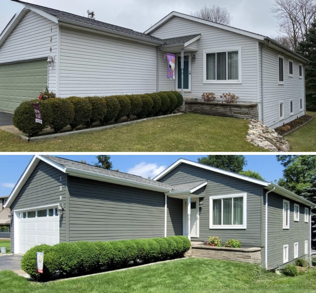 MI Exterior Painters Raised Ranch