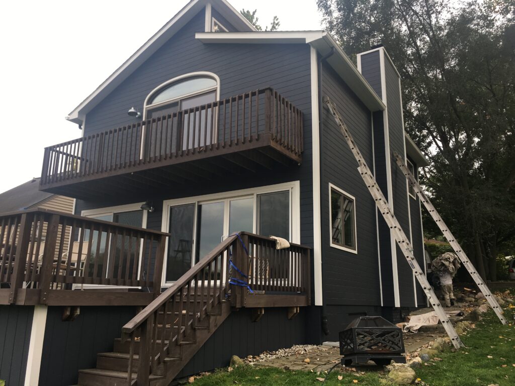 Exterior Painting Commerce Lake House
