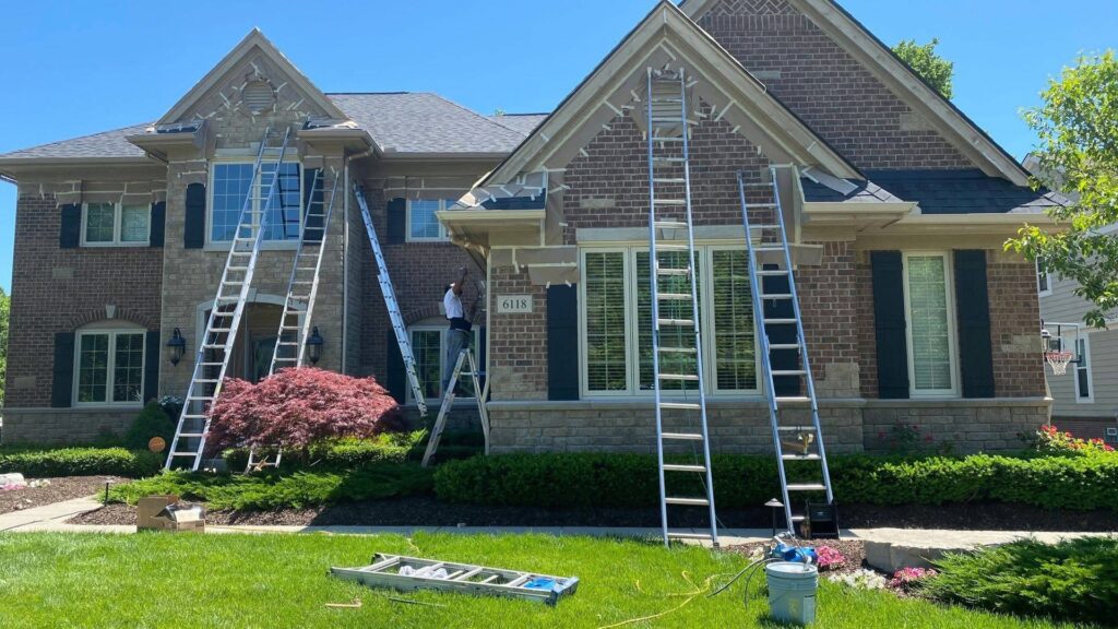 prep your exterior painting right before painting your home in commerce Brighton Hartland michigan